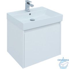 Тумба Aquanet Nova Lite 60 с раковиной Латина  60 белый глянец