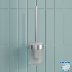 Ершик, нержавеющая сталь, Petite, хром матовый, IDDIS, PETSSSGi47