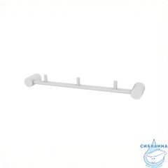 Планка на 3 крючка, нержавеющая сталь, Petite, белый матовый, IDDIS, PETWTS3i41