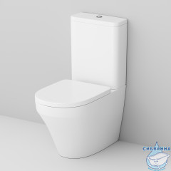 Унитаз напольный AM.PM Inspire C508607WH (с бачком без сиденья) (белый глянцевый)