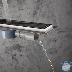 Дренажный трап для душа Gappo G88007-4 800 под плитку (сатин)