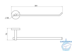 Полотенцедержатель Aquatek Бетта AQ4619CR 