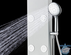 Душевая панель Aquanet Galaxy Matt  200 2 режима 209998 ( матовая нержавеющая сталь)