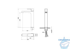 Смеситель для раковины Aquatek Оберон AQ1204CR (хром)