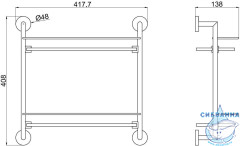 Полочка Allen Brau Priority 330548