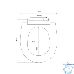 Сиденье для унитаза Iddis 005PPS3i31 Soft Close (микролифт) (белый)