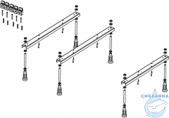 Ножки для ванны Riho POOTSET11