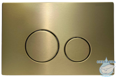 Инсталляция для унитаза Charus CC.300.80.01 с кнопкой смыва Charus Robusto FP.330.BG.05 брашированное золото,  с унитазом LYon 2.0 (с сиденьем Soft Close (микролифт)