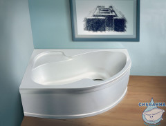Акриловая ванна 1Marka Aura 150x105 L с каркасом