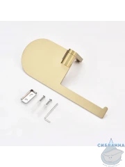 Держатель туалетной бумаги Raglo R300.03.03 (сатин золотой)