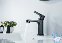 Смеситель для раковины Aquatek Оберон AQ1210MB (черный матовый)