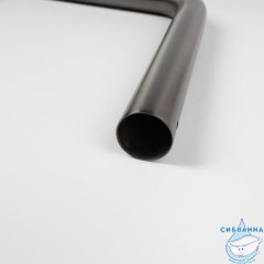 Излив для смесителя, кухня, L-образный, нерж. сталь, 200х330 мм, поворотный, графит, IDDIS, 995L20G5SM