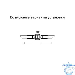 Уплотнители для душевой кабины, магнитные, ПВХ, стекло 7-8 мм, 2 шт, ID, 965S8M02DZ