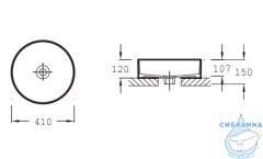 Раковина на столешницу 41 см Jacob Delafon Delta Pure EVR002-00