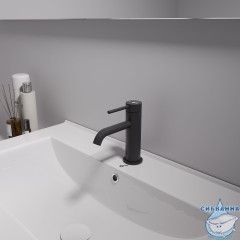 Смеситель для раковины Oliveeka Y-Line OL-88139017-MB (черный матовый)