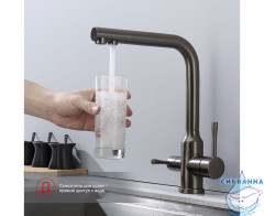 Смеситель для кухни Raglo R81.61.09 (графит)