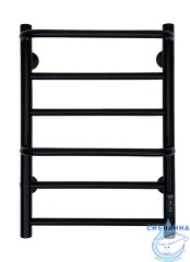 Полотенцесушитель электрический Grois Gamma GR-136 40×60 П6 black mat R (черный матовый)