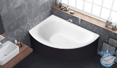 Акриловая ванна C-BATH Aqua 160x105 L с каркасом