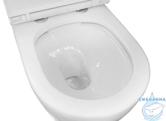 Инсталляция Laufen Pro с кнопкой смыва Laufen в комплекте с унитазом Azario Uno AZ-2380 c сиденьем Soft close (микролифт)