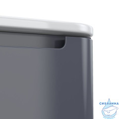 Тумба с умывальником, подвесная, 80 см, темно-серый, Edifice, IDDIS, EDI80D0i95K  подходит умыв. 0108000i28