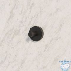 Крючок одинарный, черный матовый, сплав металлов, Sena, IDDIS, SENSB01i41