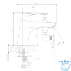Смеситель для ванны на борт Rossinka T40-38 с душевым гарнитуром (хром)