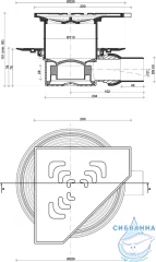 Дренажный трап для душа Pestan Confluo Standard 13000013
