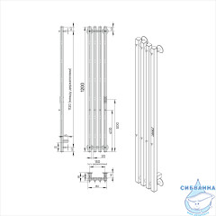 Полотенцесушитель электрический Indigo Style PRO (с таймером) 18х120 хром (с возможностью скрытого подключения, подключение R/L)