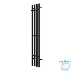 Полотенцесушитель электрический Terminus Quatro круглый 22х120 (черный)