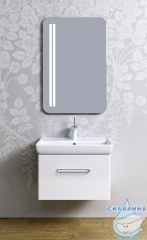 Тумба подвесная Aqwella Classic Нео 60 с раковиной Дрея Q60 белый глянец