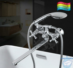 Смеситель для ванны Gappo G2242 с аксессуарами (хром)