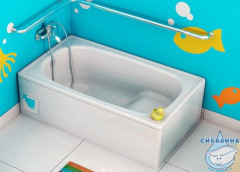 Акриловая ванна Riho Petit 120x70 с каркасом