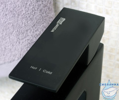 Смеситель для раковины Wasserkraft Abens 2003H (без донного клапана) (черный матовый)