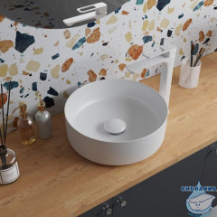 Выпуск для умывальника без перелива, Optima Home, белый матовый, IDDIS, OPHWM00i88