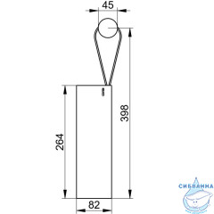 Скребок Keuco Universal 04959370000 черный