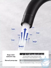 Смеситель кухни Frap F40899-4 (черный матовый)