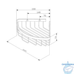 Полочка Am.Pm Sense L A7452222