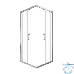 Душевое ограждение Тритон Фикс 90x90 профиль хром, стекло прозрачное Щ0000067439 (без поддона)