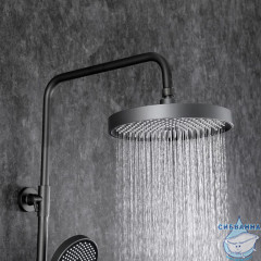 Душевая система Frap F2475-9 250 1 режим (оружейная сталь)