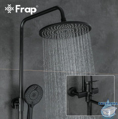 Душевая система Gappo F2467-6 230 1 режим (черный матовый)