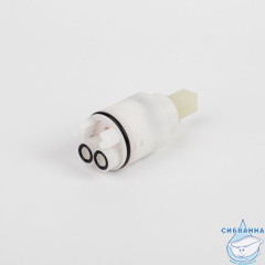 Картридж для смесителя, керамика, 25 мм, с ножками, IDDIS, 999C25H0SM