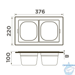 контейнер Omoikiri DC-04-2-LG 4999086
