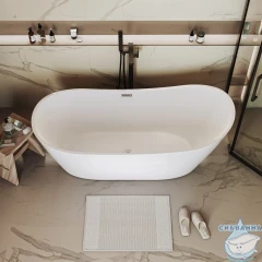 Акриловая ванна Grossman Galaxy GR-2102M 170X75 с каркасом (белый матовый)