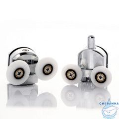 Дверь в нишу ABBER Schwarzer Diamant AG301105 110x190 профиль хром, стекло прозрачное