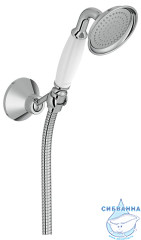 Ручной душ Jacob Delafon Louise 1 режим E24365-CP (хром/белый)