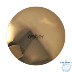 Накладка на слив для раковины ABBER AC0014GG золото, керамика