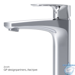 Смеситель для раковины AM.PM Gem F90A92000 (без донного клапана) (хром)