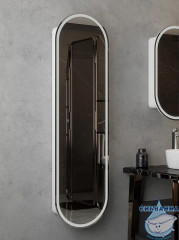 Шкаф-пенал подвесной Calypso Elmage white LED  45 МВК046