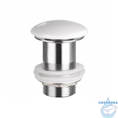 Донный клапан для раковины Ceramicanova CN2000 (белый)