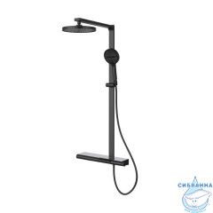 Душевая система Vincea Aspire 260 1 режим VSFS-4AS1MB (черный матовый)